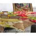 Mantel de lino nórdico fruta patrón de impresión de alta calidad mantel mesa cubierta ali-44789038